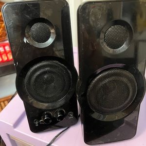 Black Web Computer Speakers
